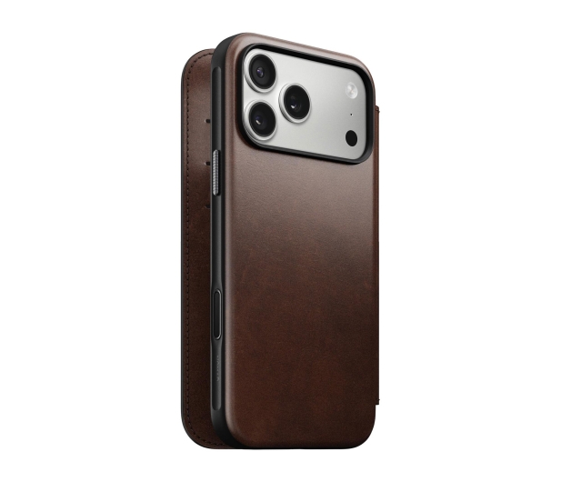 Nomad Modern Leather Folio do iPhone 17 Pro Max MagSafe brown - 1362254 - zdjęcie
